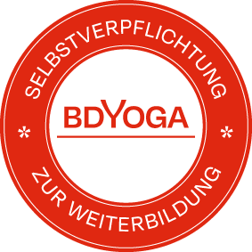 Siegel des BDYoga "Selbstverpflichtung zur Weiterbildung"